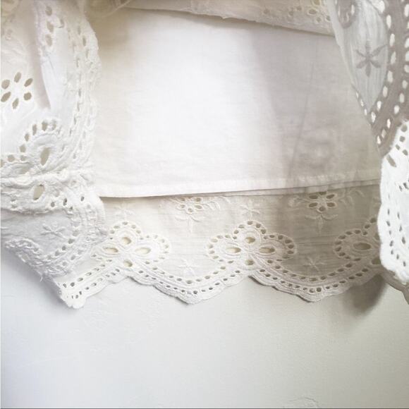 Sundance cotton lace eyelet shift dress NWT - Picture 2 of 10